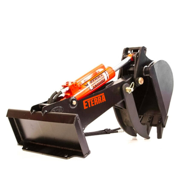 E40 48" Mini Skid Steer Backhoe | Eterra - Image 3