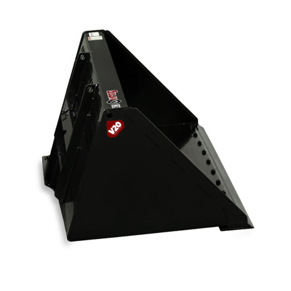 V20 Mini Skid Steer Snow Bucket | Virnig - Image 2