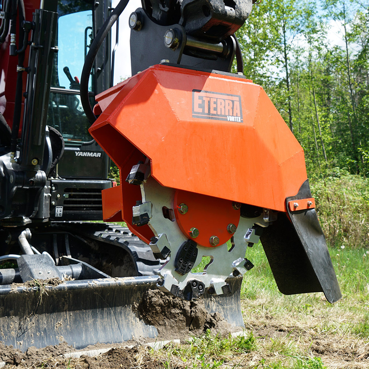 Vortex Excavator Stump Grinder Attachment 