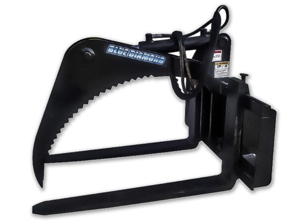 Mini Skid Steer Grapple Fork Attachment | Blue Diamond